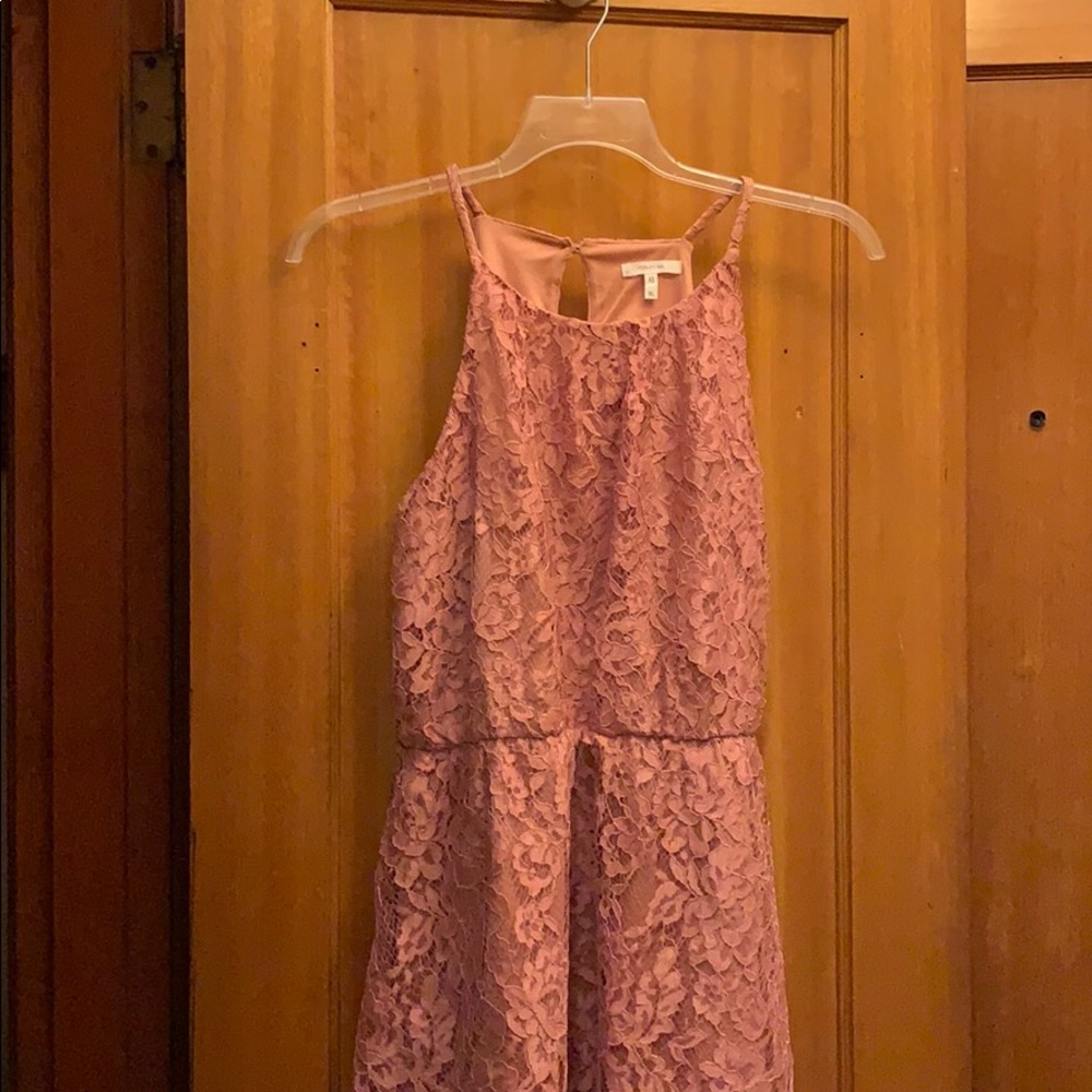Pink Lace Dress